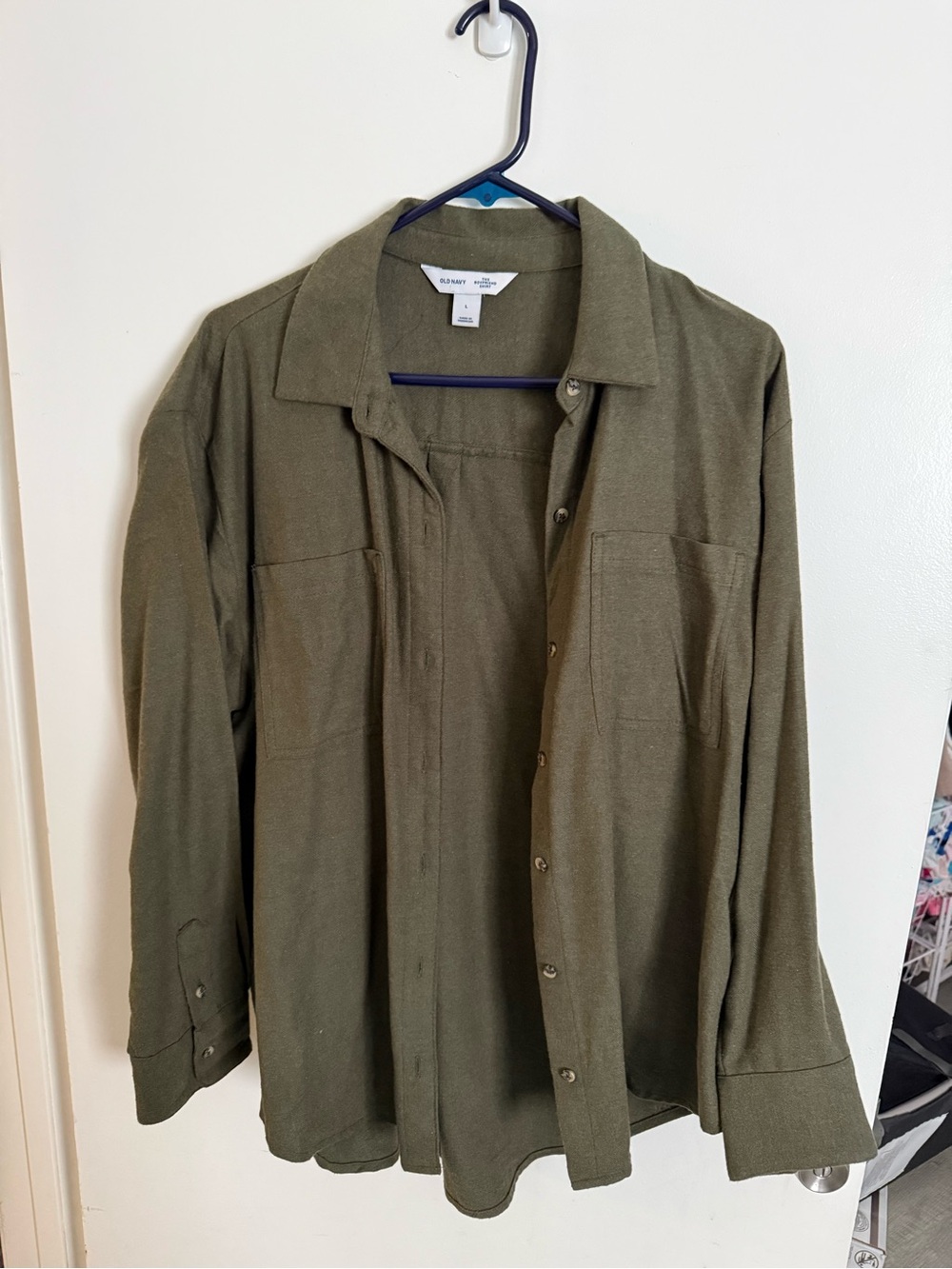 Old Navy Olive Green Lightweight women’s  Shirt Jacket